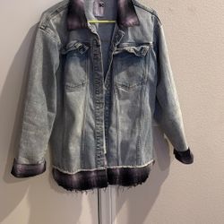 Ladies Jeans Jacket, Size S-M, 10$.