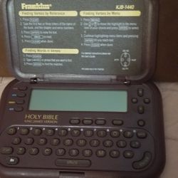 Electronic King James Version Bible With Leather Case