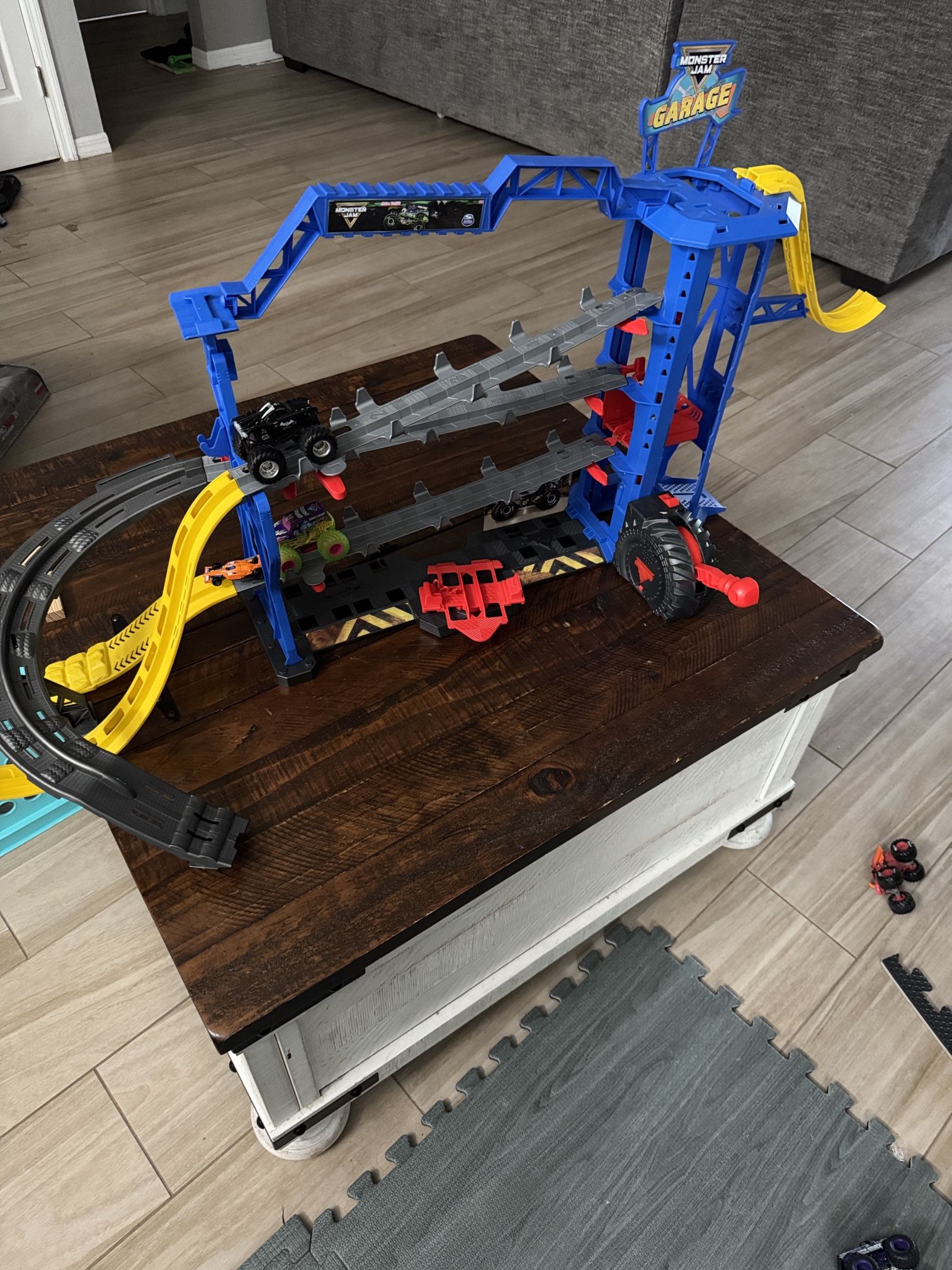 Monster Jam Truck Garage