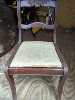 Antique hall chair.