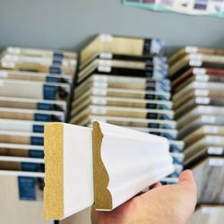 MDF baseboard 3 1/2 $0.68ft