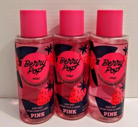 2 Victoria Secret Pink Mists Berry Pop