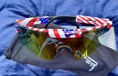 Red white and hot sale blue pit vipers