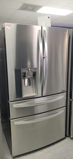 LG 4‑Door French Door Fridge – Stainless, Ice & Water