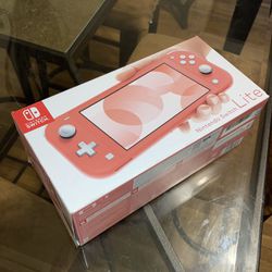Nintendo Switch Lite /pink/ Brand New Great For Christmas Present 🎁 
