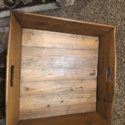 Wood Antique Serving Tray