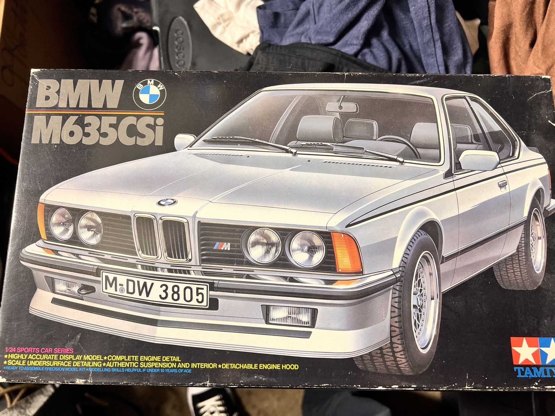 Tamiya BMW M635CSI 1/24 model kit RARE !