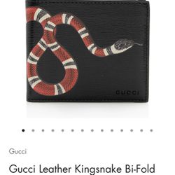 Gucci Kingsnake Bi-Fold Wallet