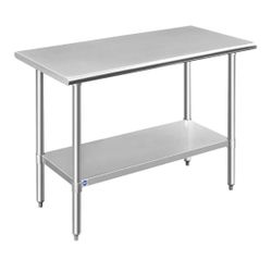 48x24 Stainless Steel Prep Table Used 
