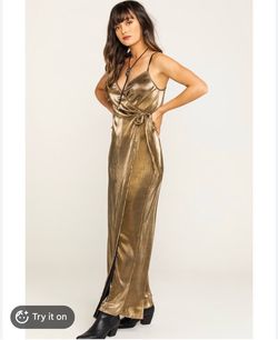 Metallic dress