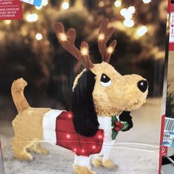 Fantastic Plush Light Up Dachshund W 35 LED Lights