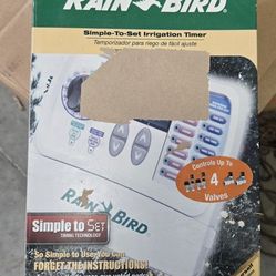Rain Bird 4-Station Simple to set Irrigation Timer
