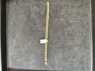 14 Kt Men’s Cuban Link Bracelet 8.5 Inch 