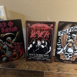Band Tin Posters