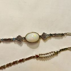 Opal Silver Bracelet +Get A Free One 