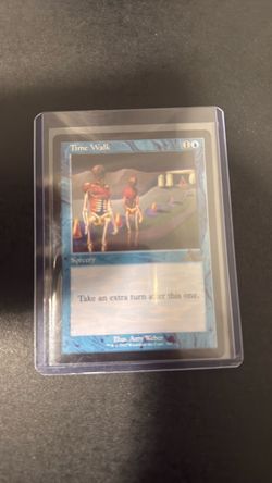 Magic: The Gathering Time Walk Card