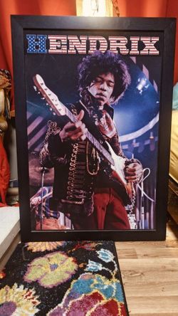 **RARE**HENDRIX IMAGE onHARDWOOD
