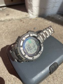 casio pathfinder PRW2500T-7 TOUGH SOLAR TRIPLE SENSOR CASIO PATHFINDER