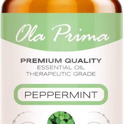 4 Ola Prima Peppermint Essential Oil 16 Fl Oz Therapeutic Grade Aromatherapy Oil