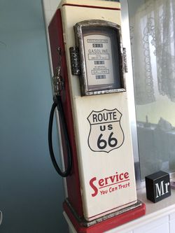 Vintage Gas pump shelves