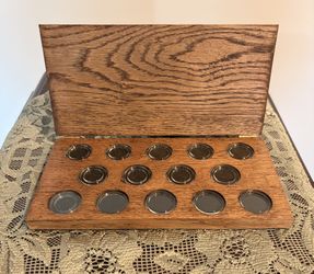 Handcrafted Display Case for Coins