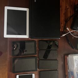 Phones, iPad, Laptop