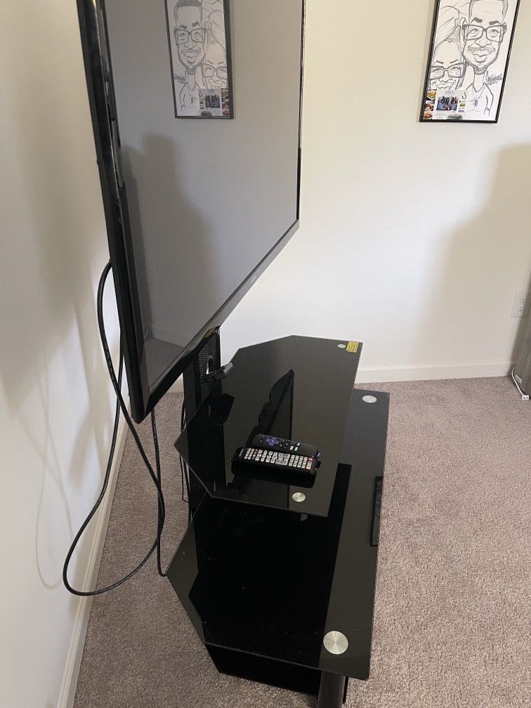 Black TV Stand