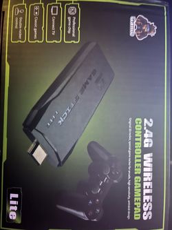 Pro 2.4G Wireless Gamepad Set 2 Controllers w/ Receiver, Black