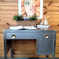 Antique Steel Desk 