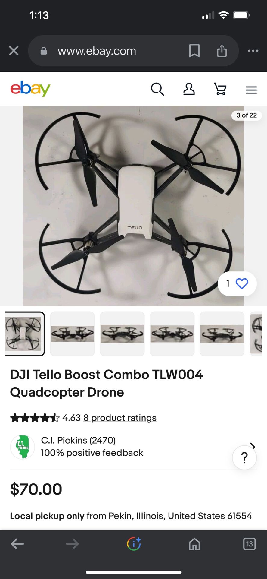 TELLO RYZE drone With Camera