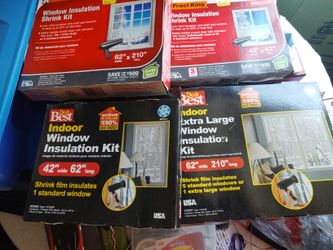 Window insulator kits