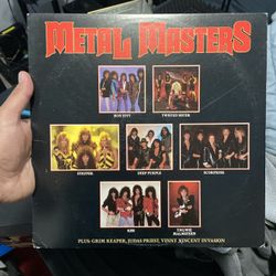 1987 Metal Masters Vinyl ( Kiss , Bon Jovi, Twisted Sister , Scorpion,etc ) 