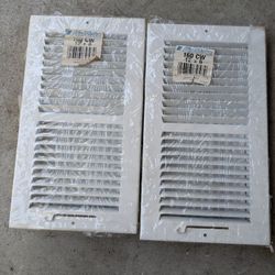 New- AIRMATE Register 12x6" 3-Way Steel Bright White