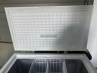 Chest Freezer with Wire Baskets