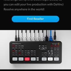 ATEM SDI Video Switcher Black magic 