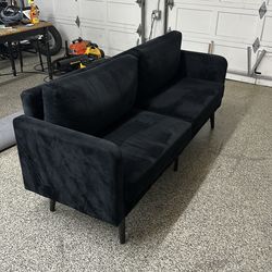 Navy blue couch