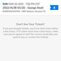 George Strait Tickets
