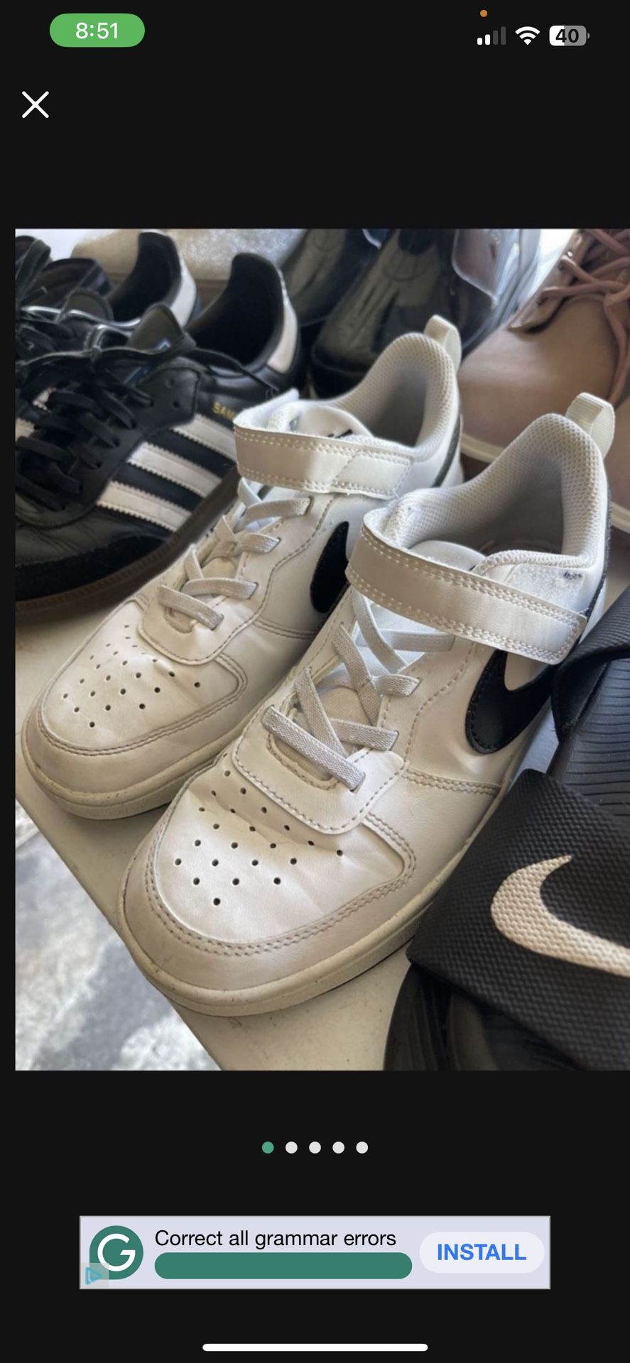 Kids shoes 2.5y and 3y