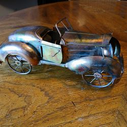 VTG Hand Made Metal Antique Car