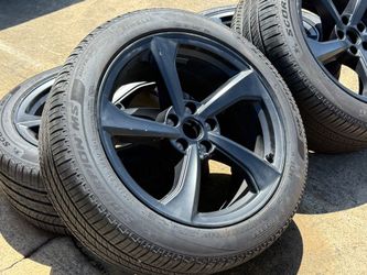 4x 2025 Tesla Model Y Juniper Wheels Rims Crossflow 19X9.5 Pirelli A/S 75-85% 255/45R19