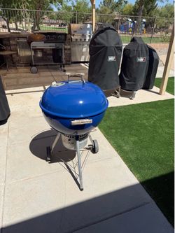 1996 Weber 22” Master-Touch – Cobalt Blue