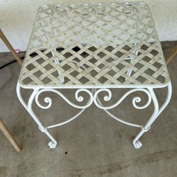 Sturdy Metal Table 