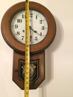 Elgin Regulator model Wind up w/key wall clock with chimes