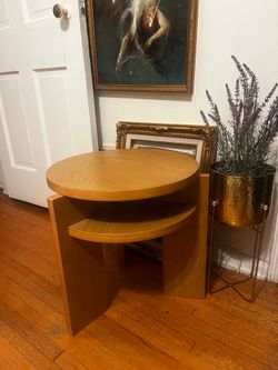 Russett wood table