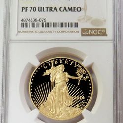 Gold eagle $50 PF 70 ULTRA CAMEO