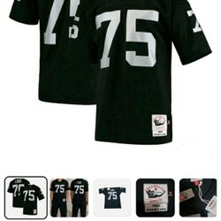 RAIDERS HOWIE LONG #75 JERSEY 1983