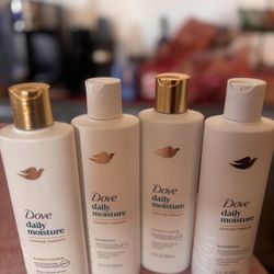 Dove shampoo and conditioner set 3 EACH