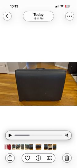 Carlton hard shell suitcase  2 wheels 22” x 30”x 9.5”