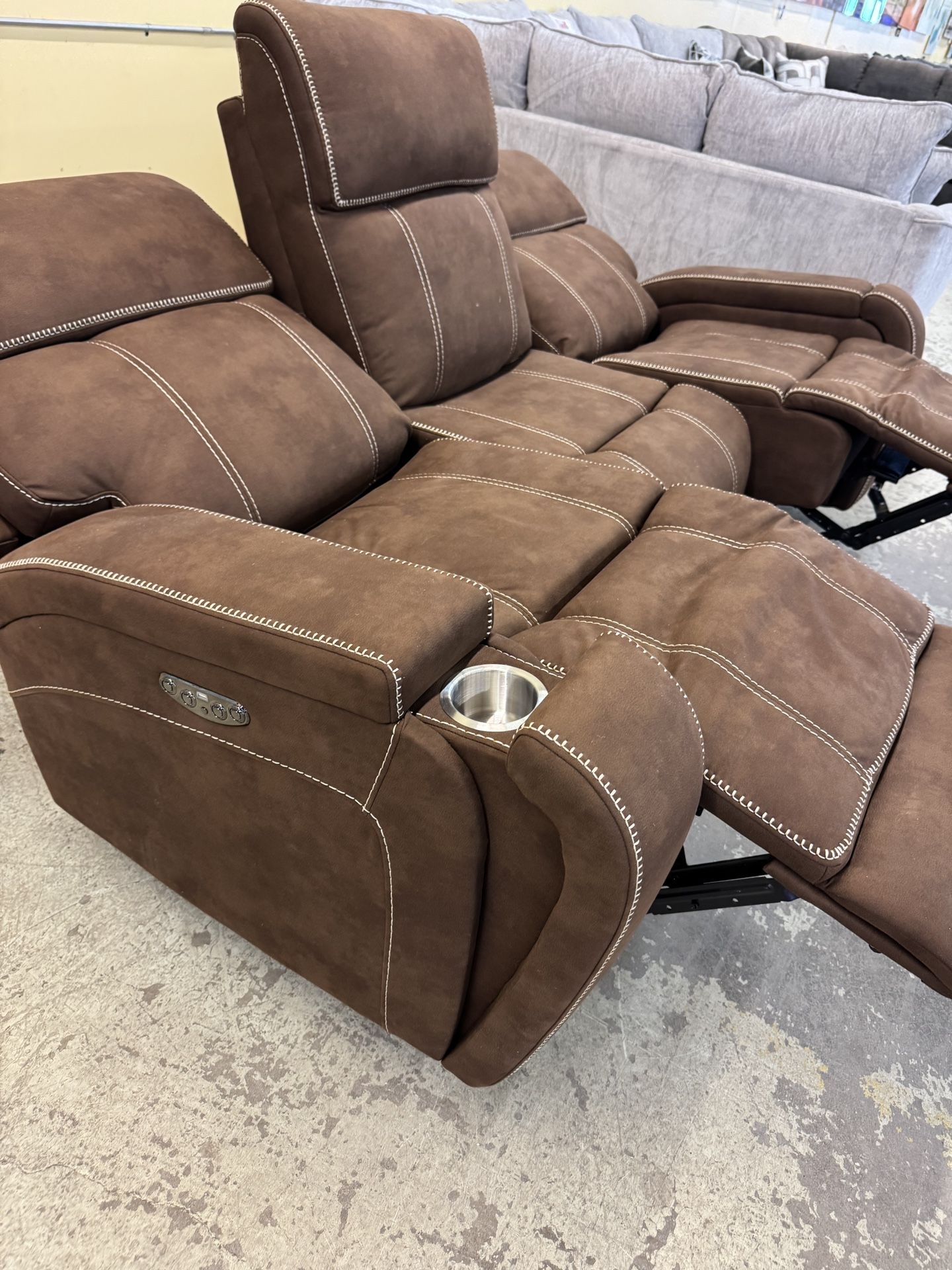 Dual Power Reclining Sofa
