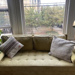 Golden Mid Century Sofa 